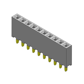 P/H2.0mm 單排排母 FA104