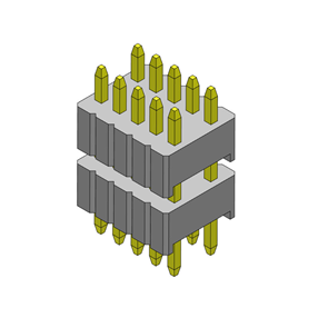 P/H1.27mm 雙排排針 EA221